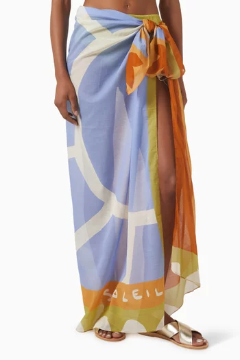 باريو بنمط تنورة بتصميم مربع