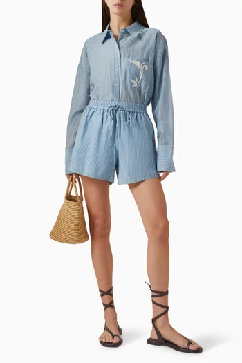 Keaton Shirt in Silk-cotton