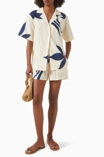 شورت داكوتا قطن وحرير