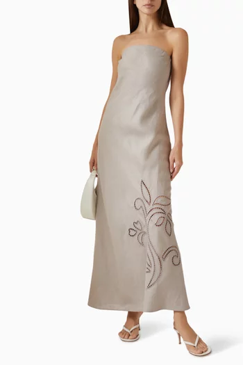 Maeve Maxi Dress in Linen