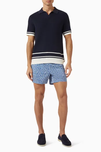 Johnny Collar Polo T-shirt in Cotton-knit