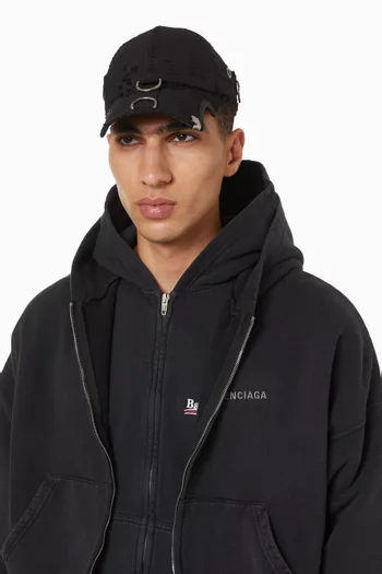 كاب كارغو بحلقة حرف D قماش مقاوم للتمزق