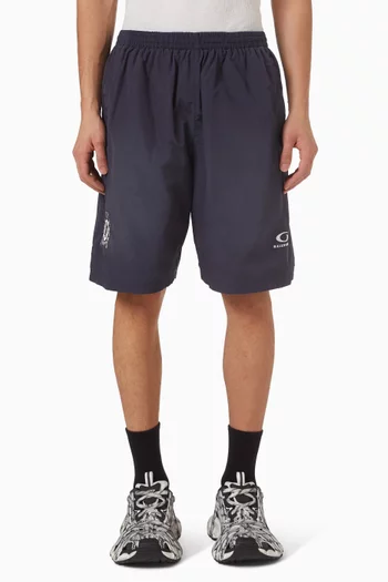 شورت أوت وير قطن بوبلين معالج