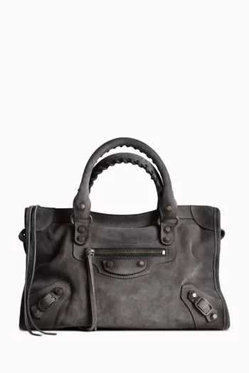 Small Le City Bag in Suede