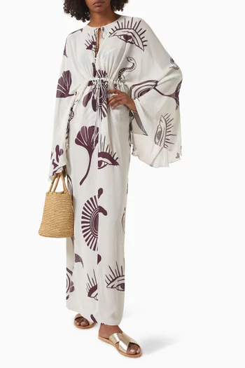 Cassia Drawstring-waist Dress