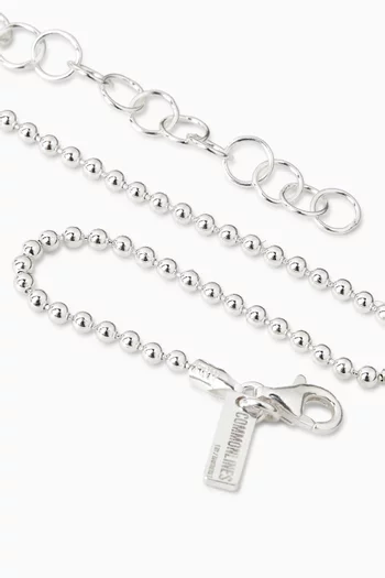 Ball Chain Bracelet in Sterling Silver