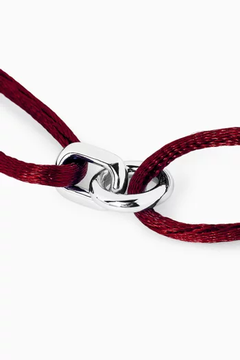 Element Cord Bracelet in Sterling Silver