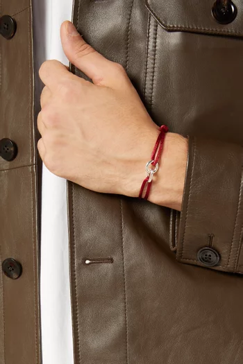 Element Cord Bracelet in Sterling Silver