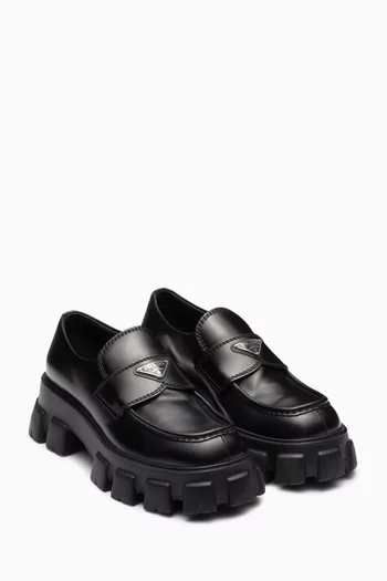 حذاء سهل الارتداء مونوليث جلد ناعم