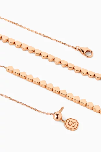 Lit Necklace in 18kt Rose Gold