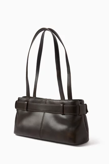 Mini Brocle Shoulder Bag in Leather