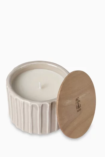 Small Candle & Walnut Wood Lid