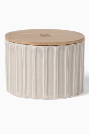 Small Candle & Walnut Wood Lid