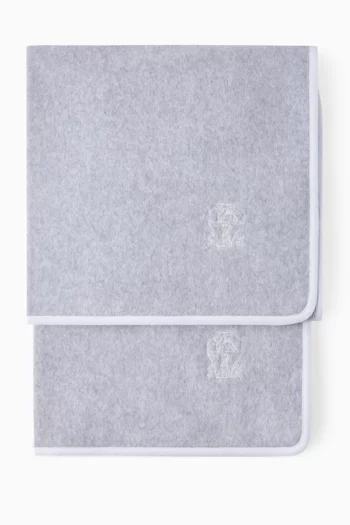 طقم مناشف استحمام قماش تيري، قطعتان