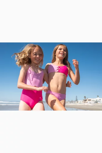 طقم بيكيني كامي بفتحات 