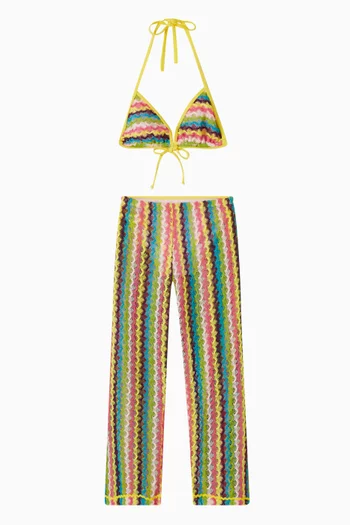 Rainbow Beach Pants in Crochet