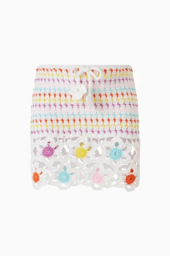 تنورة كروشيه ماري 