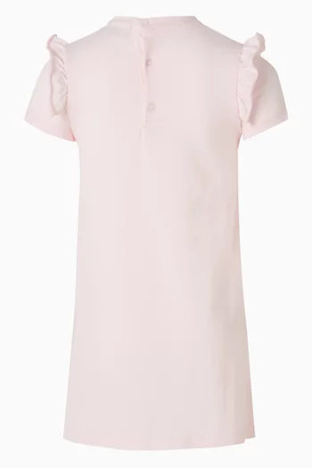 فستان بطبعة فراشات قطن