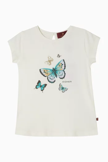 Butterfly T-shirt in Cotton
