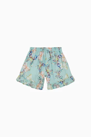 Butterfly Ruffle Shorts