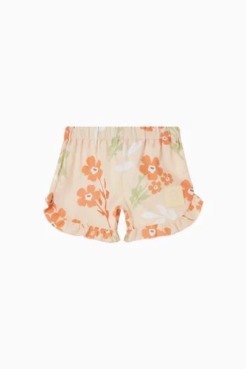 Floral Print Shorts