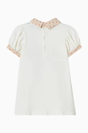 فستان بطبعة حقيبة كروس