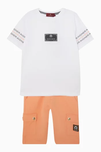Logo-print T-shirt in Cotton