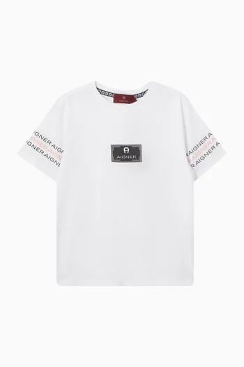 Logo-print T-shirt in Cotton