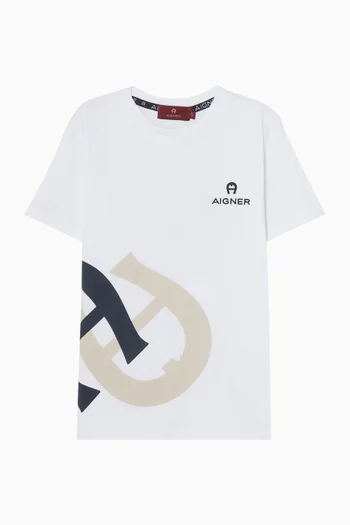 Criss-cross Logo T-shirt