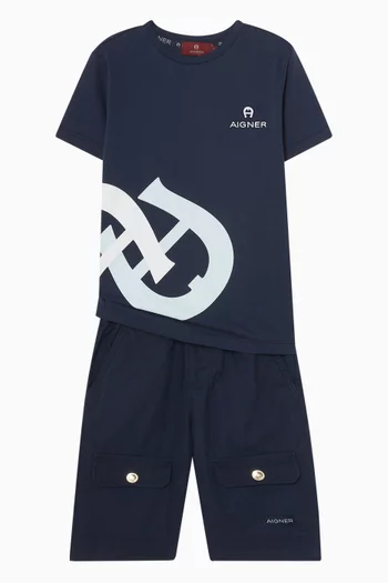 Criss-cross Logo T-shirt