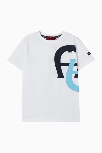 Logo-print T-shirt in Cotton
