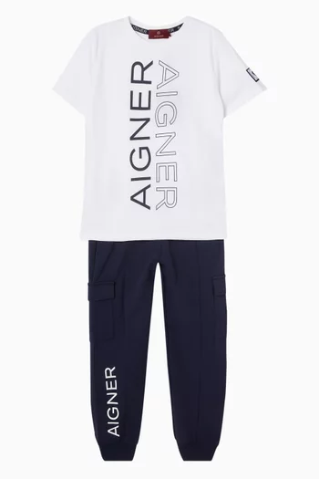 Logo-print T-shirt in Cotton