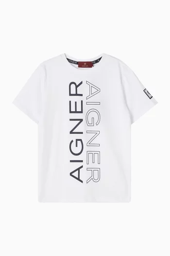 Logo-print T-shirt in Cotton