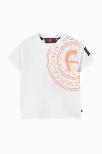 Logo-print T-shirt in Cotton