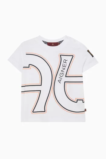 Logo-print T-shirt in Cotton