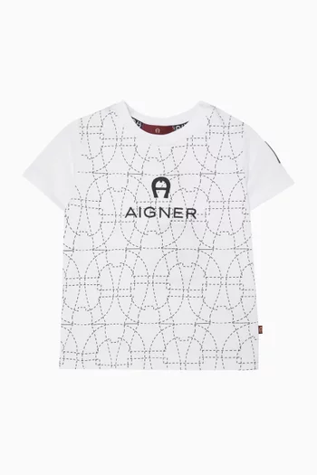 Logo-print T-shirt in Cotton