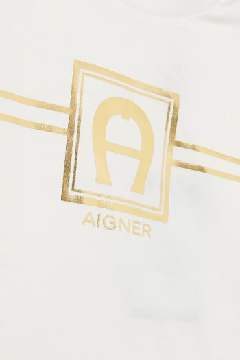 Logo-print T-shirt in Cotton