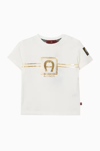 Logo-print T-shirt in Cotton