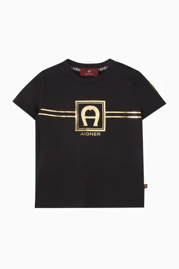 Logo-print T-shirt in Cotton