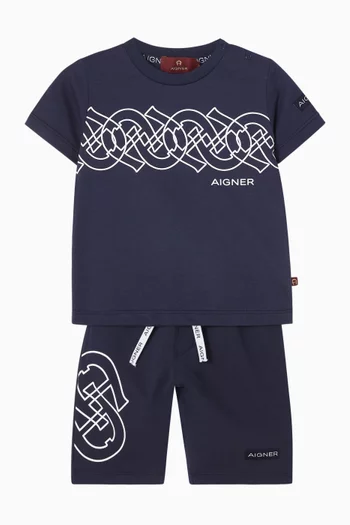 Logo-print T-shirt in Cotton