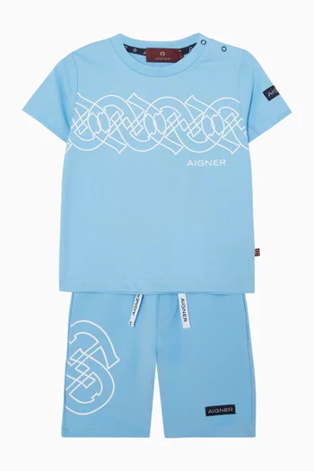 Logo-print T-shirt in Cotton