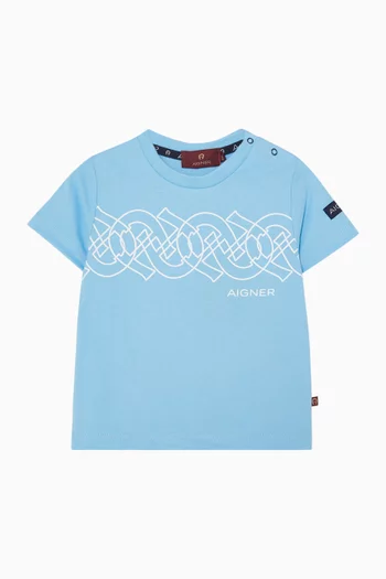 Logo-print T-shirt in Cotton
