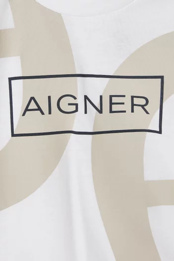 Logo-print T-shirt in Cotton