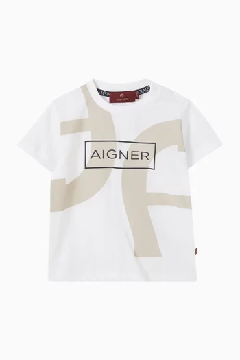 Logo-print T-shirt in Cotton