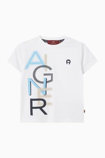 Logo-print T-shirt in Cotton