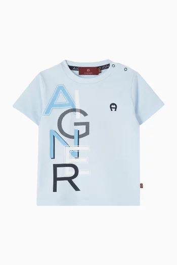 Logo-print T-shirt in Cotton