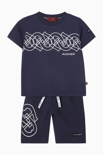 Logo-print Sweatshorts in Cotton