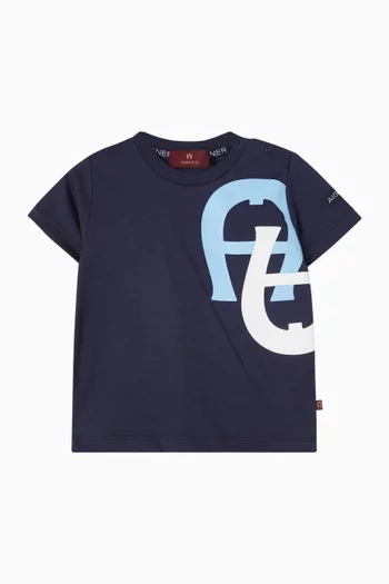 Logo-print T-shirt in Cotton