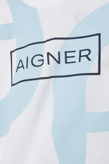 Logo-print T-shirt in Cotton
