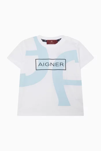 Logo-print T-shirt in Cotton